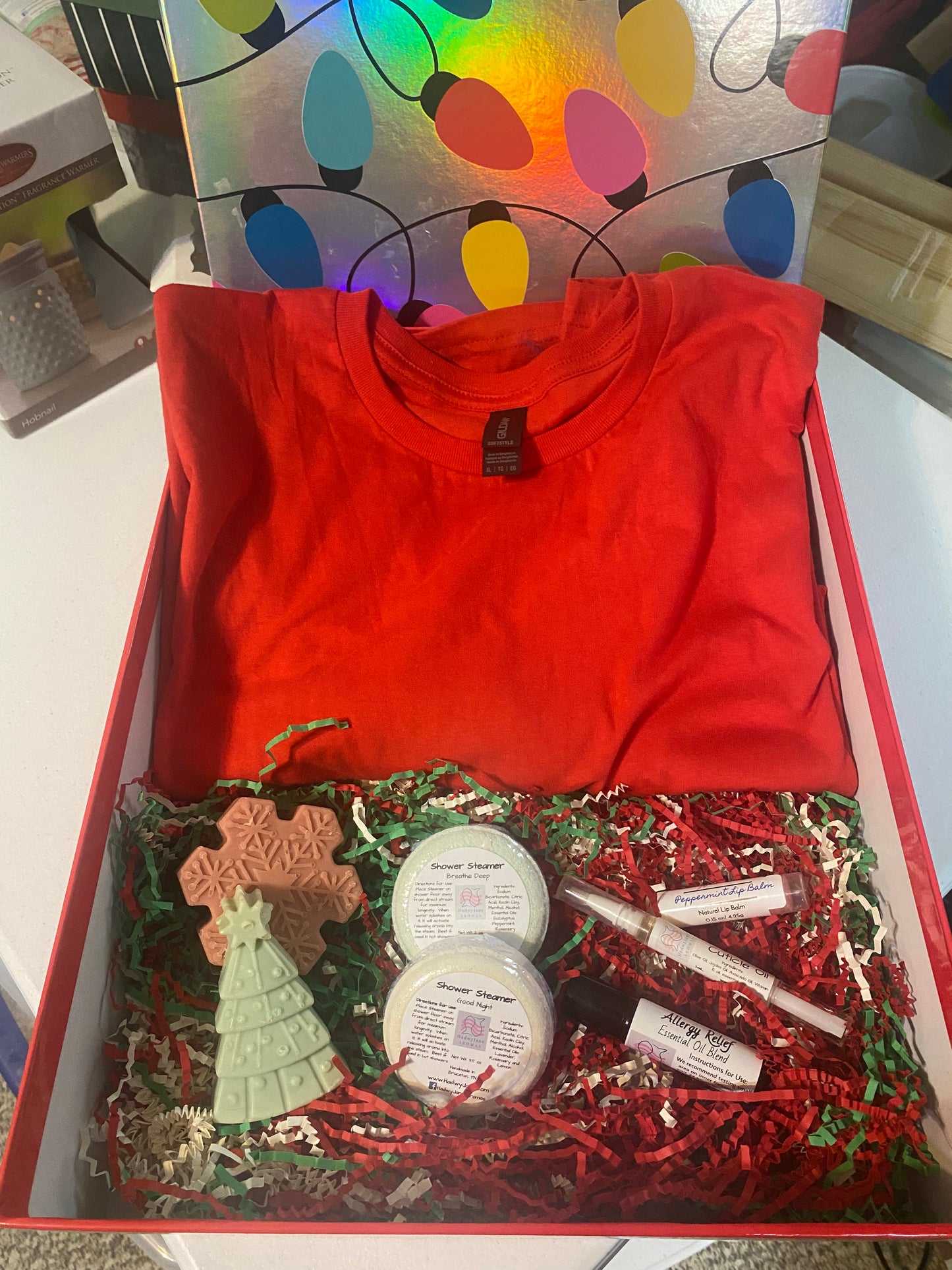 Gift box with shirt