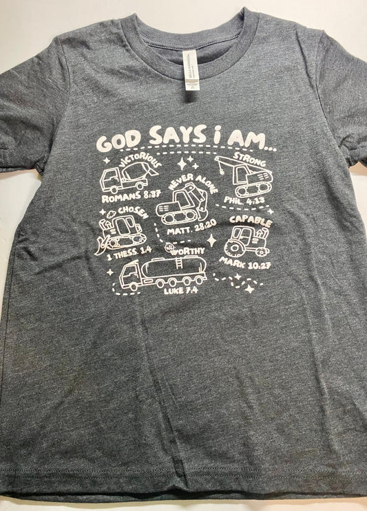 God Says I Am kids T-shirt