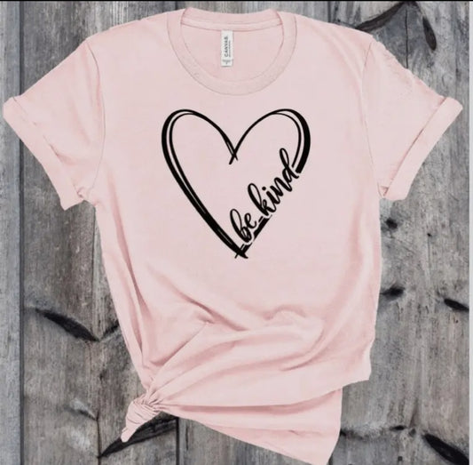 Be kind heart t-shirt