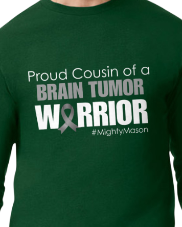 #MightyMason Long sleeve T shirt fundraiser